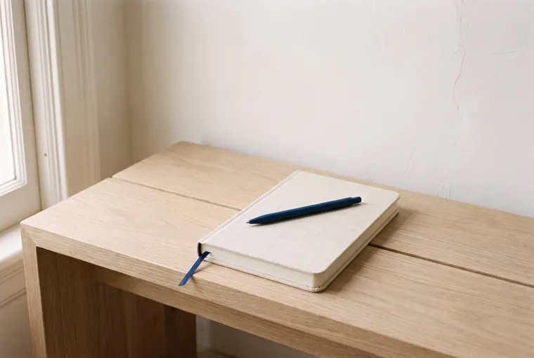 Notebook and pen